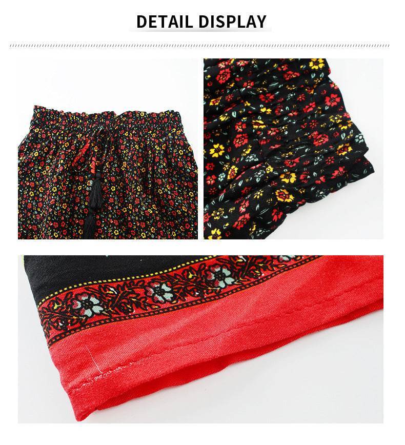 Blooming Season Fashion Flared Skirt