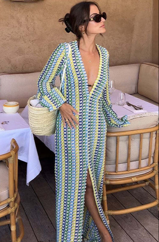 Beach Crochet Long Maxi Dress